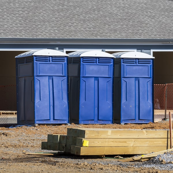 what is the cost difference between standard and deluxe portable toilet rentals in Coupland